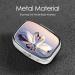 Swan Heart Printing Small Pill Case - 2 Compartment Travel Pill Organizer for Purse & Gifts - Buy Online on GoSupps.com