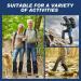 Durable Waterproof Snake Gaiters, 2 Pairs with Adjustable Size for Men and Women - Ideal for Hunting, Hiking, and Farm Work - Buy Online on GoSupps.com