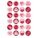 24 Valentine's day edible PRE CUT style kids childrens party decorations Wafer Paper Cupcake Fairy Cake Toppers