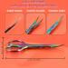 HARAMS Strong Curved Blades Nail Scissors for Beauty & Grooming - Multipurpose Manicure & Pedicure Tool for Cuticles, Toenails, Eyebrows, Eyelashes, Nose, Beard & Mustache Trimming - Buy Online on GoSupps.com