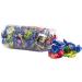 Sweet Gifts Christmas Sweets Jars - Assorted Wrapped Toffees & Eclairs - Christmas Pink Label - Medium Jar - 450grams - Buy Online on GoSupps.com