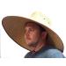 Double Weaved Large Fit Straw Hat with Wide Brim - Tan - Buy Online on GoSupps.com