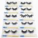 Wholesale Faux Mink Lashes Bulk 30 Pairs - 10 Styles | Natural Fluffy Wispy Handmade Reusable Soft Lashes with Brush | 15-22mm Fake Lashes for Volume | Perfect for Resale - Buy Online on GoSupps.com
