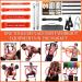 Portable Heavy-Duty Home Gym Resistance Band Bar Set | 4 Stackable Bands | Full Body Exercise Kit | 500LBS Capacity 90cm Bar & Workout Guide - Buy Online on GoSupps.com