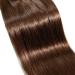 Real Remy Human Hair Extensions - 8pcs Clip In Extensions 90g 40cm (#4 Medium Brown) - International Shipping - Buy Online on GoSupps.com