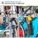 FoldyLock Forever: Patented High Security Folding Bike Lock - Sold Secure Gold - Heavy Duty Anti Theft - 90cm Black - Buy Online on GoSupps.com