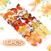 DEEKA 16 PCS Small Handmade Butterfly Hair Clips - Realistic Colorful 90s Barrettes for Women and Girls - Yellow & Orange - Buy Online on GoSupps.com
