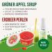 Inspire Food Pearls Set - 450g Strawberry Popping Boba 300ml Green Apple Syrup 6 Straws | 100% Vegan & Gluten-Free - Buy Online on GoSupps.com