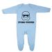 'Storm Pooper' New Born Baby Boy Girl Sleepsuit 100% Fine Combed Cotton 3-6 Months Blue
