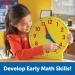 Buy Learning Resources Big Time Learning 12-Hour Learning Clock - Educational Toys for Kids - International Shipping Available - Buy Online on GoSupps.com