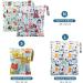 Wetbag Kindergarten - 4 Pack Waterproof Diaper Bags | Reusable Organizer with Zipper for Fabric Diapers & Toddlers - Buy Online on GoSupps.com