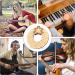 Wooden Melody Tool | Round Chord Wheel for Musicians | Circle of Fifths | Enhance Your Music Skills - Buy Online on GoSupps.com