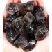 Xiannvxi 2 "crystals Smoky quartz stone large gemstones set 100% water stones natural water stones premium mountain crystal raw stones life source plus spiritual stones 4pcs q-moky quartz