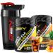 2x EAA powder + premium shaker - Cola cit and mango pineapple - Human code formula - All 8 essential amino acids - Amino workout drink - delicious taste - vegan (2x - 532 g) Shaker + cola lemon + mango pineapple 532 g (2 Pack)shaker
