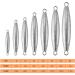 Dr.Fish 5 Pack Torpedo Lead Inline Fishing Sinkers 1oz-8oz - Bottom Fishing Weights for Freshwater - Double Ring Design - 5pcs 2oz-5 Pack - Buy Online on GoSupps.com