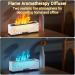 Buy Diffuserlove Flame Diffuser Humidifier - 200ml Essential Oil Diffuser for Home & Office - Cool Fire Aroma Diffuser (White - Buy Online on GoSupps.com
