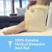 Buy 100% Medical Sheepskin Heel Cushion Bootie | Soft Lambswool Protectors for Pressure Sores & Comfort - International Shipping Available - Buy Online on GoSupps.com