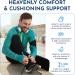NASA Grade Plantar Fasciitis Insoles - High Arch Support for Men and Women - Relief from Flat Foot Pain - Orthotic Inserts for Work and Standing - Blue - Size M - Buy Online on GoSupps.com