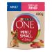 PURINA ONE Mini/S Dry Food for Small Dogs, Rich in Beef and Rice 8 x 800 g 8 Cans
