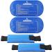 Reusable Hot Cold Gel Ice Packs for Injuries | Adjustable Wraps for Joint Pain, Muscle Soreness | Shoulder, Knee, Back Pain Relief - Buy Online on GoSupps.com