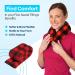 SunnyBay Microwavable Heating Pad - Versatile Neck and Shoulder Wrap for Pain Relief - 26x5 Inches - Buy Online on GoSupps.com