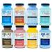 Relax Rx Best Aromatherapy Dead Sea Bath Salts Pack of 8 19 Ounce Bottles Infused with Vitamins and Minerals Soak Pains Aches Swelling and Stress Relief for Spa Bath and Whirlpool