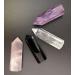 4 Healing Crystal Bars Set - Amethyst Clear Quartz Rose Quartz & Black Obsidian | Reiki Chakra Meditation Therapy - Buy Online on GoSupps.com