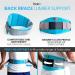 BACK Lower Back Brace - Unisex Adjustable Lumbar Support Belt for Pain Relief | London Spine Clinic Approved (S-M - Buy Online on GoSupps.com