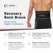 Copper Infused Lower Lumbar Support Brace for Muscle & Ligament Strain, Arthritis, Sciatica - Men & Women Large/X-Large - Buy Online on GoSupps.com