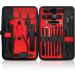 Premium Onism 20 Pcs Stainless Steel Manicure & Pedicure Kit with Luxury Travel Case - Ideal Gifts for Men, Women, Family & Friends - Buy Online on GoSupps.com