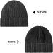 OZERO Winter Beanie Hat | Thermal Knitted Running Hat for Men & Women - Gray Thick Thread One Size - Shop Now! - Buy Online on GoSupps.com
