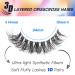 Calphdiar Cat Eye Pack 3D Natural False Eyelashes - Wispy Faux Mink Lashes - 14mm Volume - Clear Band Fake Lashes for Cat Eye Look - Buy Online on GoSupps.com