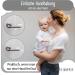 Sweet Safety Baby Door Lock | T V Certified Child Lock | No Screws No Drilling | White Door Jack Lock for Handles - Buy Online on GoSupps.com