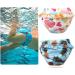 Buy Baby Girls' Swimming Diapers - 2 Pack Ruffled Swim Trunks (0-3 Years Color D S 15-22lb) - International Shipping Available - Buy Online on GoSupps.com