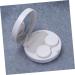 Buy SOLUSTRE 1pc White Contact Lens Case with Mirror - Perfect for Travel & Eye Care - Buy Online on GoSupps.com