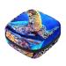 Menstruation pad bag with zipper women's napkin bag tampons collection bags for women and girls (blue sea turtle)