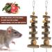 Natural Organic Apple Wood Chew Toys - 2 Pack for Small Animals | Bunny, Chinchilla, Guinea Pigs, Hamsters | Teeth Grinding Snacks - Buy Online on GoSupps.com