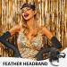 1 Headband 1 Pair of Gloves Women's Headwear Feather Headbands Women's Headbands Modern Headbands 1920s Feather Headbands 1920s Women's Accessories Women's Hair Accessories Headbands - Buy Online on GoSupps.com