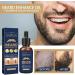 Bexdug Beard Growth Oil | Natural Moisturizing 30ml Rosemary & Ginger Care | Strengthens & Nourishes Facial Hair - Buy Online on GoSupps.com