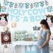 Cow Baby Shower Decorations for Boy Holy Cow It's a Boy Baby Shower Decorations Blue Cow Garland Welcome Baby Cake Toppers for Cow Theme Baby Shower Decor - Buy Online on GoSupps.com