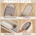 Ramede Disposable House Slippers - 15 Pairs for Guests - Breathable Open Toe Indoor Spa Slipper - Hotel & Travel - 6 Large & 9 Medium Sizes - Buy Online on GoSupps.com