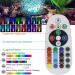 TOPBRY Aquarium Bubble LED Lights RGBW with Remote Control - 16 Color Changing Options, 4 Lighting Effects - Fish Tank Decor - Buy Online on GoSupps.com