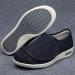 Buy Diabetic Shoes for Men - Adjustable Arthritis Edema Walking Shoes for Swollen Feet - Size 9.5 Dark Blue - Buy Online on GoSupps.com