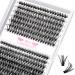 280 Pcs Individual Lashes 30D-D-0.07-9-15 MIX Cluster Lashes 10D 20D C D Curl Wispy Lashes Bottom Lashes DIY Lashes At Home(30D-D-0.07 9-15mix) 9-15 mix 30D-D-0.07-Large