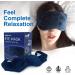 Solayman's Lavender Flaxseed Warm Eye Compress - Microwavable Mask for Dry Eyes, Headache & Migraine Relief - Aromatherapy Gift for Relaxation - Buy Online on GoSupps.com