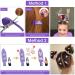 Temporary Purple Hair Color Wax Kit - Washable DIY Hair Dye for Teen Girls | Perfect Stocking Stuffer for Crazy Hair Day & Holidays - Buy Online on GoSupps.com