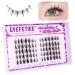 Lashes Cluster Individual Lashes Extension DIY False Eyelashes Natural Look Manga Lashes Wispy Eyelashes Extension 70 Clusters Asian Lashes Fake Eye Lashes Pack by GVEFETIEE F- Manga