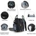 SndMor Waterproof Baby Diaper Bag Backpack - Large Unisex Design with Diaper Station & Changing Pad (Stylish Black) - Buy Online on GoSupps.com