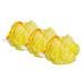 Bodylife Body Buffer Puff Exfoliating Bath & Shower Body Pouf Scrunchie Body Scrubber Yellow & White 55g Triple Pack
