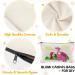 10 Pack Blank DIY Craft Bag Canvas Pen Pencil Case- Cotton Canvas for School Supplies Invoice Bill Bag Makeup Bag Cosmetic Bag Multipurpose Travel Toiletry Pouch with Black Zipper 7.9 x 4.7 inches White-10 pcs - Buy Online on GoSupps.com